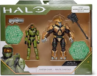 Figura Pack Master Chief Vs Brute Halo Infinite Wicked Toys