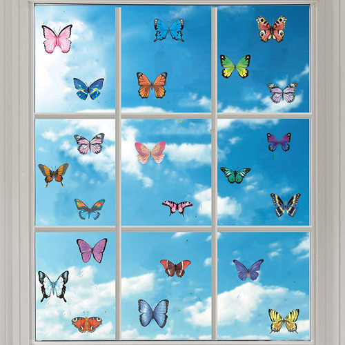 Pegatinas 3d De Colores Para Ventanas, Pegatinas Para Ventan