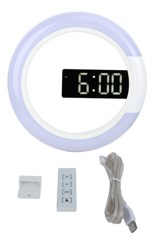 Reloj De Pared, Innovador, Estilo Moderno, Led, Para Decorac