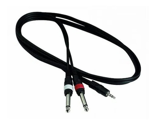 Imagen 2 de 2 de Cable Warwick Plug 3,5 St A 2 Plug M 6,5 X 1 M Rcl 20911 D4