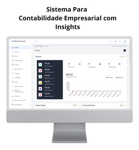 Sistema Para Contabilidade Empresarial Com Insights