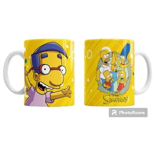 Taza De Cerámica, Milhouse , Los Simpson Coleccionable 11oz