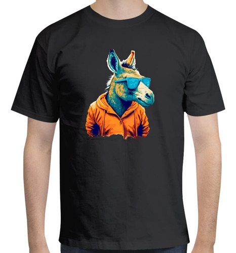 Playera Diseño De Burro Con Lentes Y Sudadera