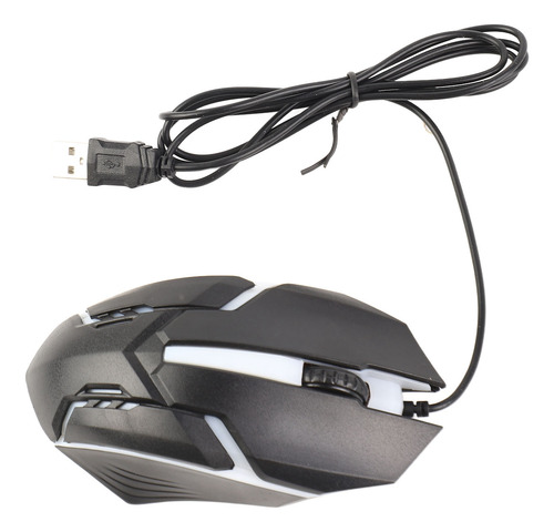 Ratón Usb Para Juegos Rgb 800/1200 Dpi Sensible Con Cable Pa