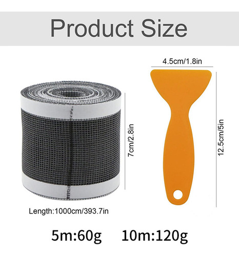 Pegatinas De Malla Para El Cabello Desechables 5m/tapón De
