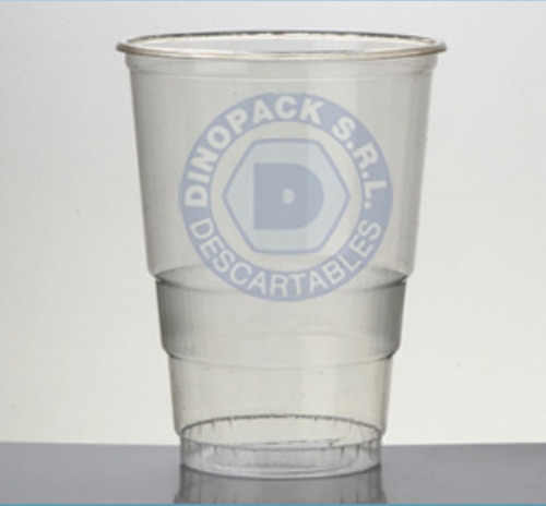 Vaso De Plástico Descartable Glass De 500cc Cristal X 20un