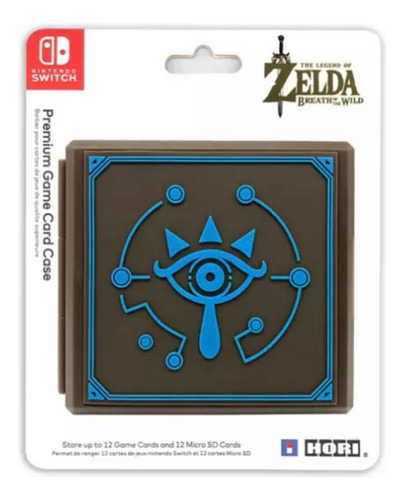 Portajuegos Zelda Sheikah Capacidad 12juegos Nintendo Switch