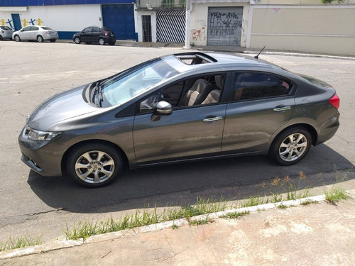 Honda Civic Completo Com Teto Solar Financio Com Score Baixo