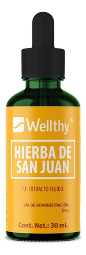 Extracto Hierba De San Juan 30 Ml Wellthy