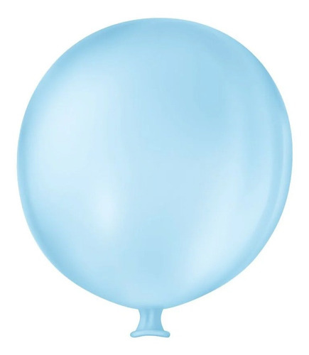 Balão De Festa Gigante - 25 63cm - Azul Baby - 01 Unidade