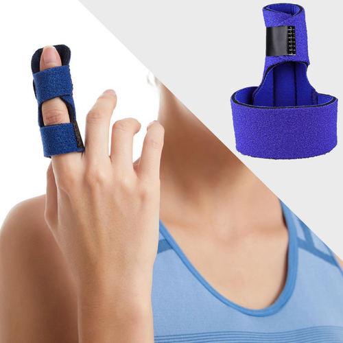 Fractura Mano Mano Derecha Izquierda Metal Azul Izquierda