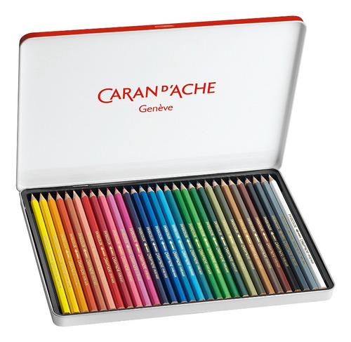 Lapices Caran Dache Swisscolor Acuarelable X 30 Lata