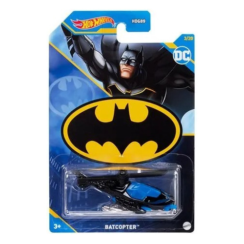 Batcopter - Hot Wheels Batman Series Dc 3/20