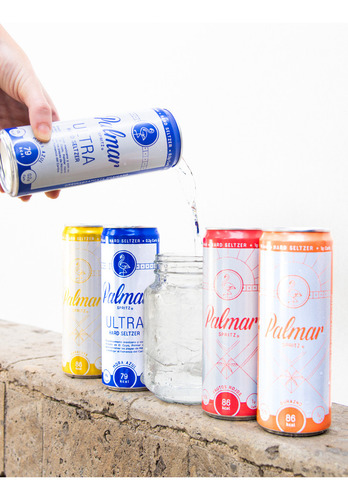 Hard Seltzer Palmar Mix Pack Bebida Preparada 8 Pack 355 Ml