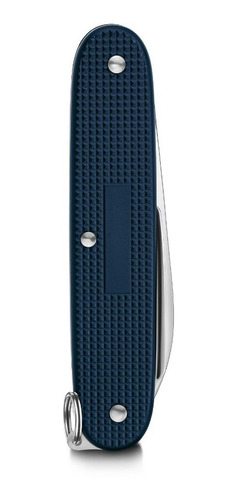 Reloj Victorinox Alliance Con Navaja Suiza Original E-watch Color de la correa Plateado Color del bisel Plateado Color del fondo Azul