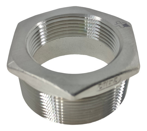 Conexión Reducción Bushing 2 A 1 1/2 De Acero Inoxidable 316