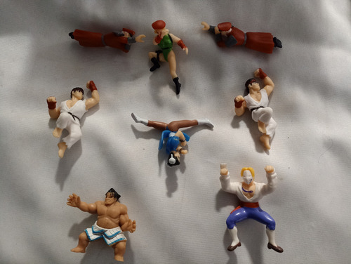 Street Fighter Figuras Gashapon, Vega, Chun Li Camy, Bison (Usado)