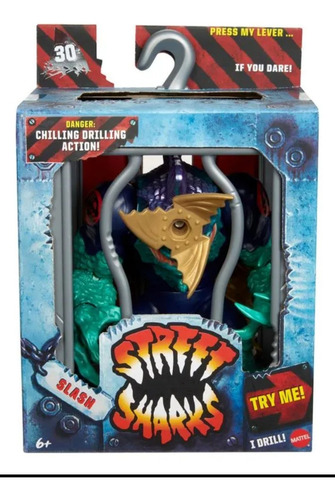Mattel Street Shark 30 Aniversario Slash (Usado)