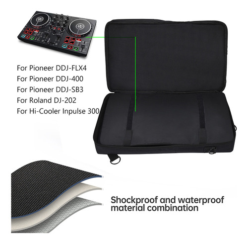 Funda De Transporte Para Reproductor De Dj Pioneer Ddj-400 D