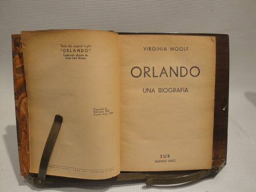 Orlando - 1 Edicion Traducida Por Jorge Luis Borges