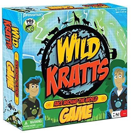 Pressman Salvaje Kratts Carrera Alrededor Del Mundo Juego De