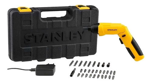 Taladro Atornillador Inlambrico + Set 30 Pz Scs4k-b2 Stanley