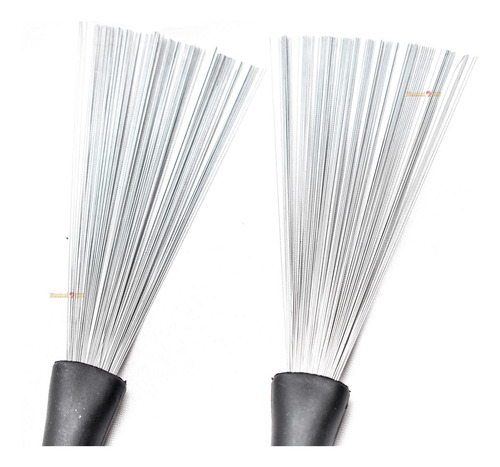 Par Baqueta Vassourinha Em Aco Jazz Brush C.ibanez