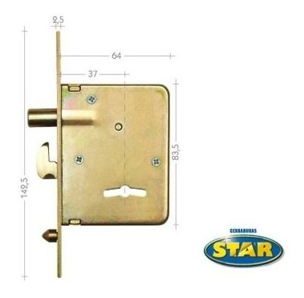 Cerrojo Star 225 Original- Ynter Industrial