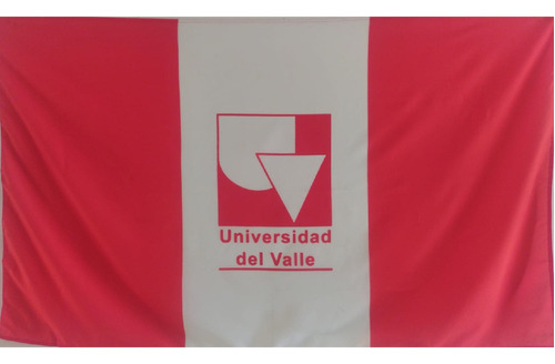 Bandera Universidad Del Valle (90x150cm) Doble Faz Polyester