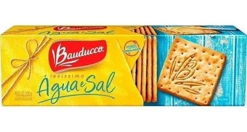 Imagem 1 de 1 de Biscoito Água E Sal Levíssimo Bauducco 200g