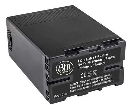 Bm Premium Batería Bp-u100 Compatible Con Pxw-fs5, Pxw-fs5.