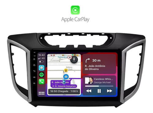 Multimidia Creta Android 14 Auto 4g Octacore 9p Carplay 64gb