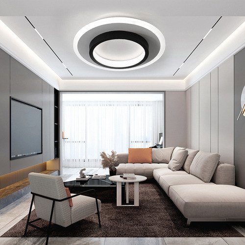 Lámpara De Techo Led Colgante Curva Moderna Para Hogar