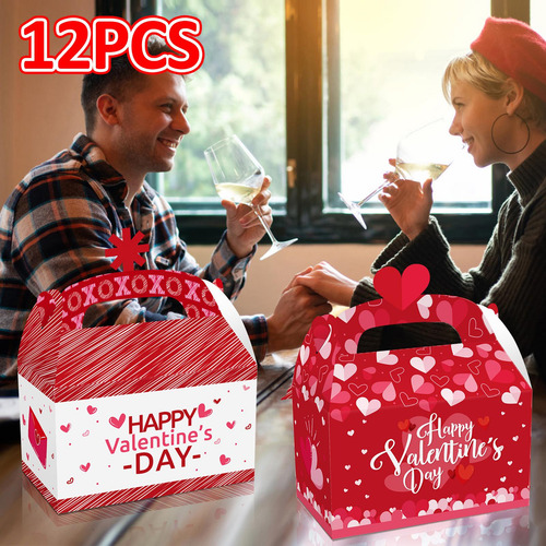 12x Cajas De Regalo Del Día De Valentín Cajas De Regalo