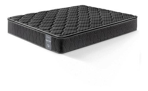 Colchón Paraíso Super Star Negro Queen+2 Almohadas+protector