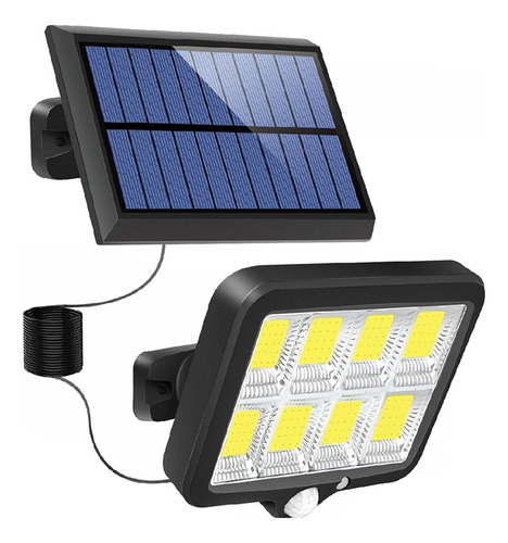 Lámpara Solar 160 Cob Con Sensor De Movimiento Para Exterior