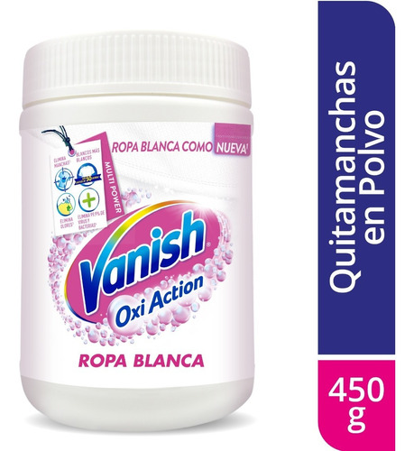 Vanish Quitamanchas Polvo Blanco 450gr