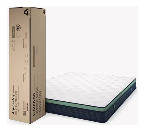 Colchón Matrimonial De Espuma Atma One Memory Foam 20cm