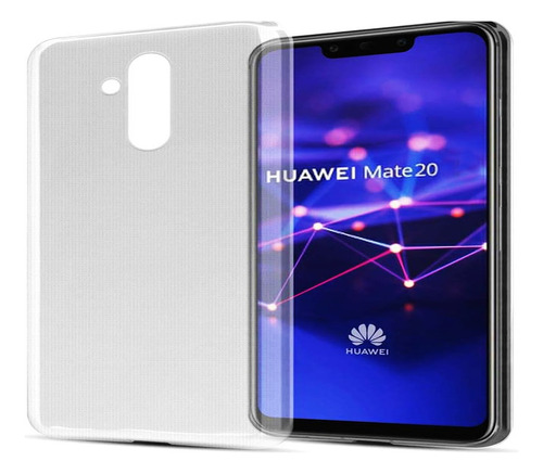 Forro Bryp Huawei Mate 20 Antigolpes Silicone Transparente