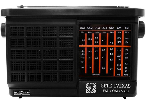 Imagem 4 de 5 de Rádio Motobrás Rm-pft73ac 7 Faixas Fm