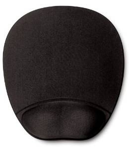 Memory Foam Mouse Pad Mat Con Resto De Muñeca (negro)