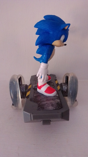 Sonic The Hedgehog Figura Con Patineta Speed Jackks Pacific (Usado)
