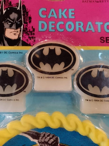 Antiguo Decorador De Tortas Batman Retro (sin Abrir) (1991) | MercadoLibre