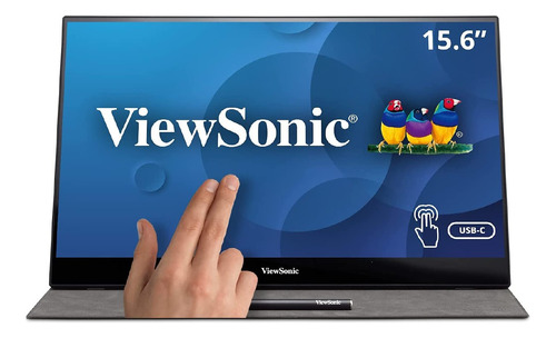 Monitor Viewsonic Td1655 15.6' Touch Portatil Fhd Hdmi Usb-c