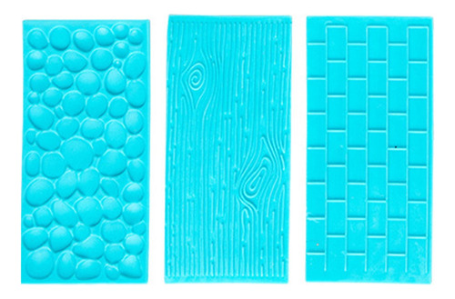 6 Piezas Pastel Encaje Relieve Molde Silicona Pastel Borde