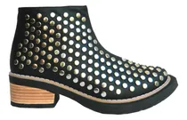 Comprar Botas Con Tacha, Texanas, Tejanas, Taco Foliado De Goma