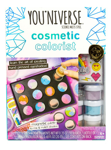Colorista Cosmético Steam Kit Youniverse Com 15 Sombras