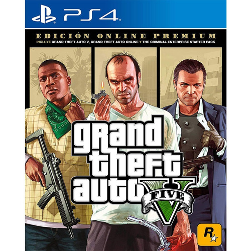 Grand Theft Auto 5 Gta V Ps4 Premium Online Edition Esp
