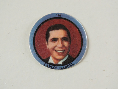 Figurita Gauchitas 1968 Carlos Gardel