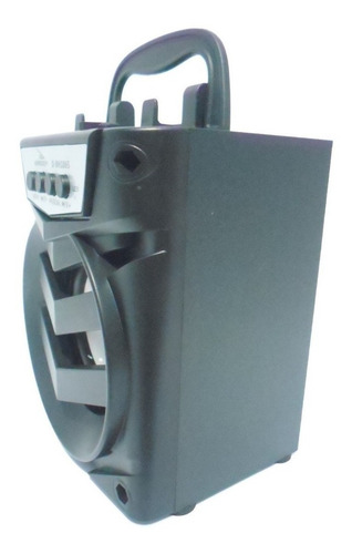 Imagem 2 de 2 de Alto-falante Grasep D-BH1065 com bluetooth preto